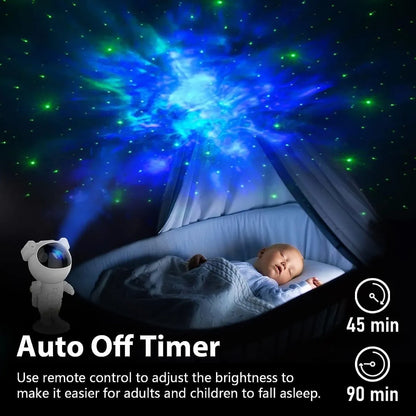 Lámpara y Parlante LED Astronauta Blanco 19cm para Decoración y Ambiente Estelar
