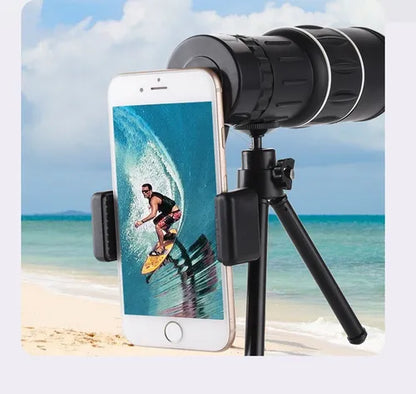 Telescopio Monocular HD Visión Nocturna Larga Distancia | Aumento 10x y Prisma BAK4