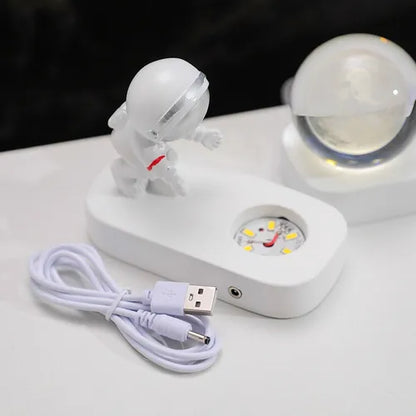 Luz de Noche 3D Recargable / Bola de Cristal | Regalo y Adorno Elegante