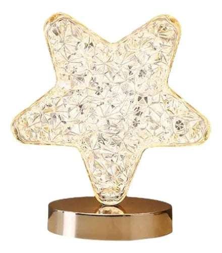 Lámpara Led Estrella Sobremesa Velador Decorativa USB