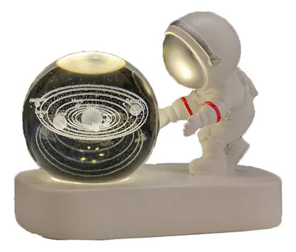Luz de Noche 3D Recargable / Bola de Cristal | Regalo y Adorno Elegante