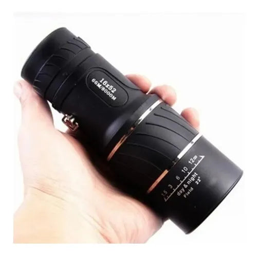 Telescopio Monocular 16x52 Impermeable Visión Nocturna Compacto HD