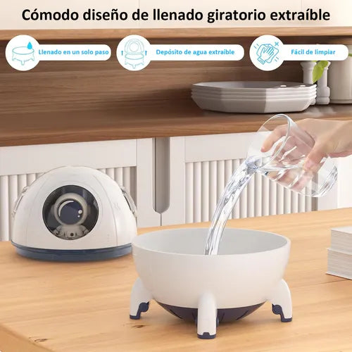 Humidificador Astronauta con LED – Vaporizador Ambiental Silencioso y Portátil