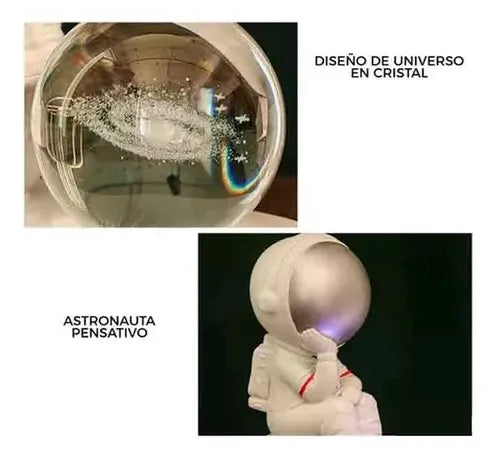 Luz de Noche 3D Recargable / Bola de Cristal | Regalo y Adorno Elegante