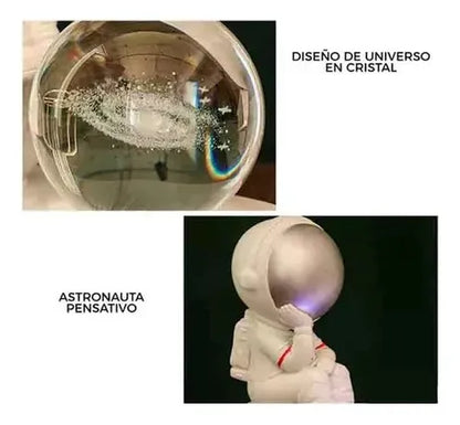 Luz de Noche 3D Recargable / Bola de Cristal | Regalo y Adorno Elegante