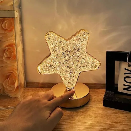 Lámpara Led Estrella Sobremesa Velador Decorativa USB