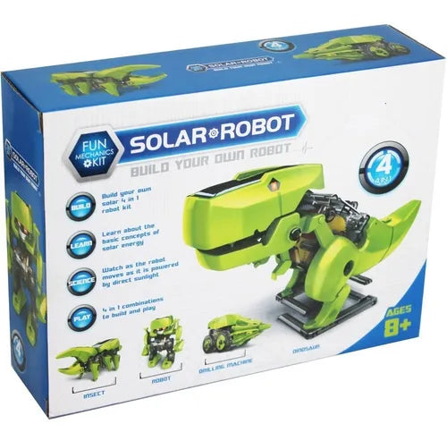 Transforme Solar Robot Kit 4 en 1 | Juguete Educativo DIY