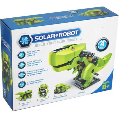 Transforme Solar Robot Kit 4 en 1 | Juguete Educativo DIY