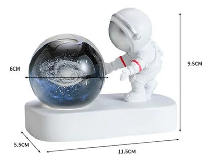 Luz de Noche 3D Recargable / Bola de Cristal | Regalo y Adorno Elegante