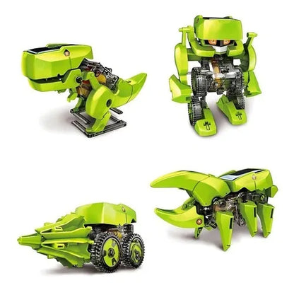 Transforme Solar Robot Kit 4 en 1 | Juguete Educativo DIY