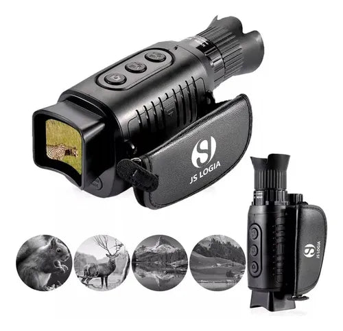 Monocular Visor HD con Visión Nocturna | Alta Definición para Caza, Senderismo y Observación Nocturna