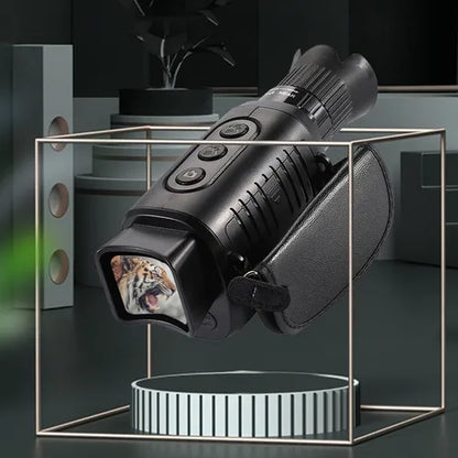 Monocular Visor HD con Visión Nocturna | Alta Definición para Caza, Senderismo y Observación Nocturna