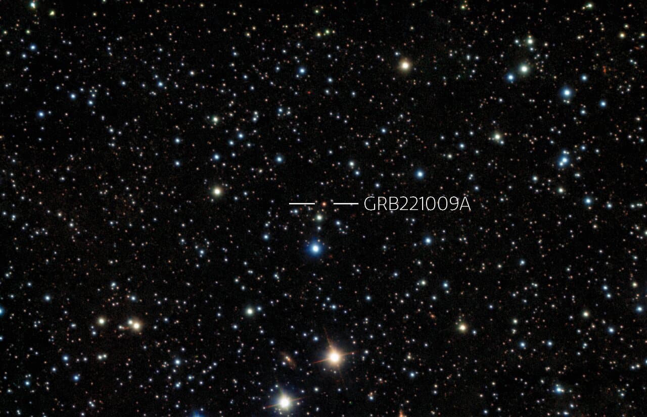Actualmente estás viendo Photo Release: Desde Chile detectan poderosa explosión de rayos gamma jamás registrada