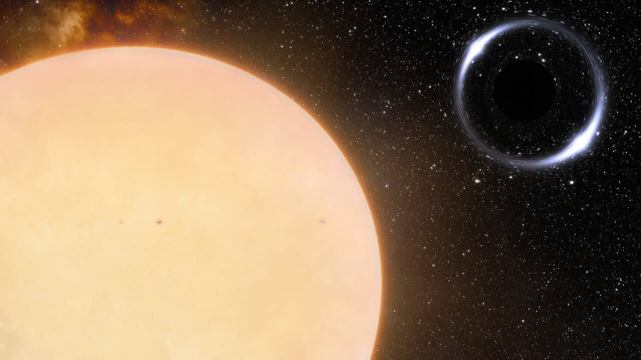 Actualmente estás viendo Science Release: Astrónomos descubren agujero negro cerca de la Tierra