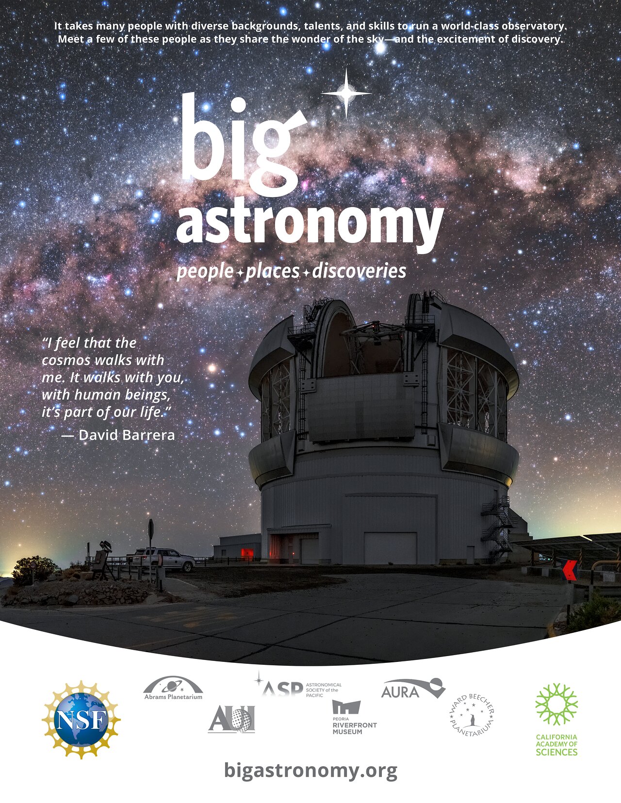 Actualmente estás viendo Organization Release: Película sobre los grandes telescopios en Chile ya está disponible para descarga gratuita