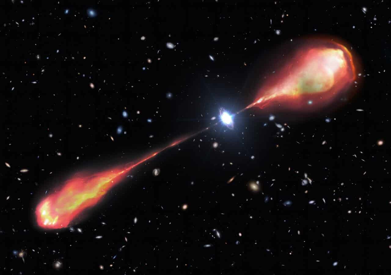 Actualmente estás viendo Science Release: Gemini Norte colabora con LOFAR para descubrir el Jet más grande del Universo temprano